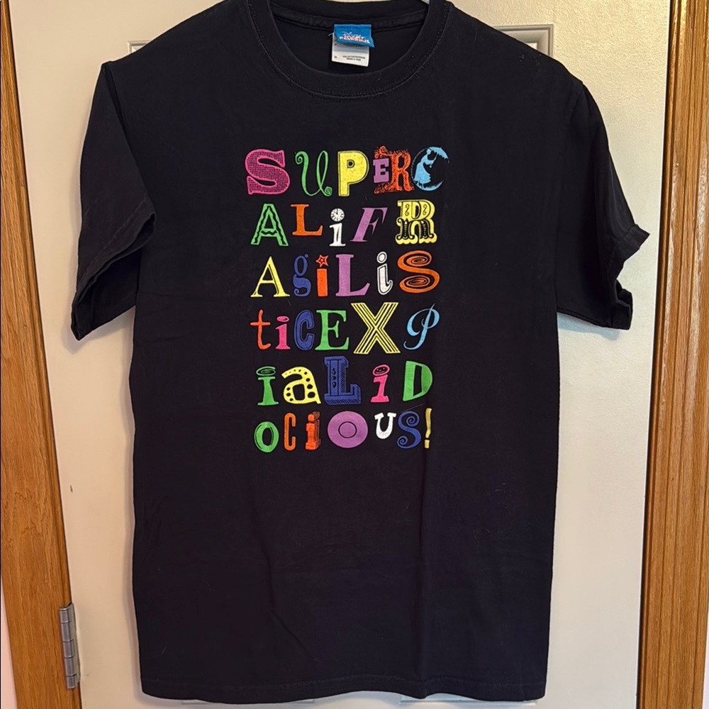 Mary Poppins Colorful Graphic T-Shirt